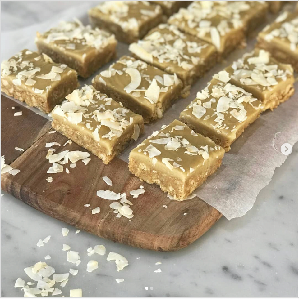Ginger and Walnut Slice |  A team favourite!
